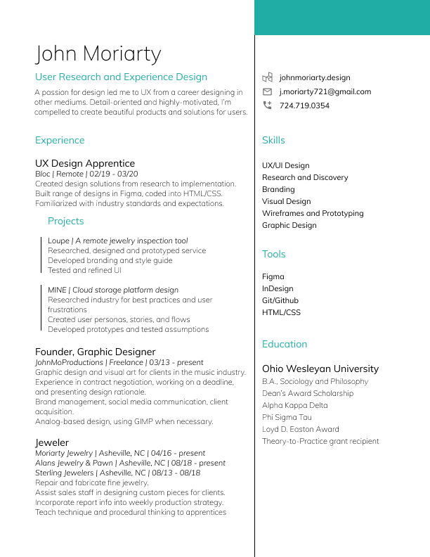 resume image